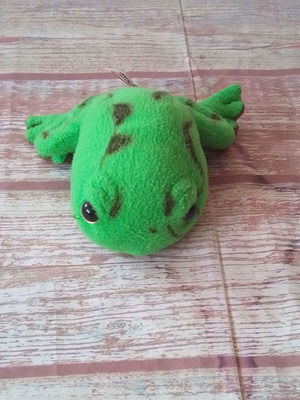 Zoo Trend plush frog like new, 14 cm length