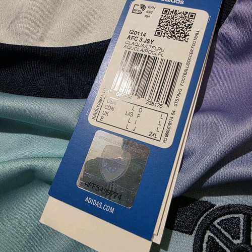 Rice Arsenal jersey authentic new, size Large