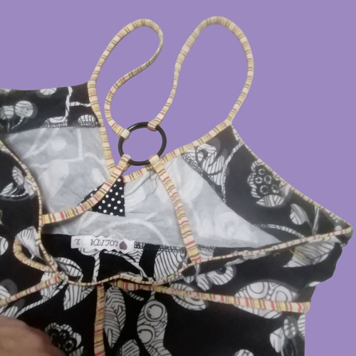 Love Lolita Summer Black and White Top Medium Used