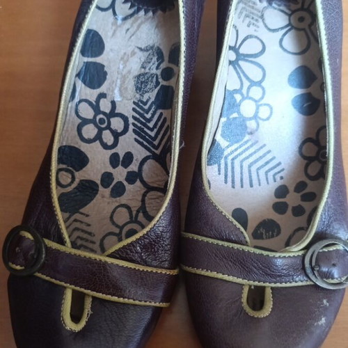 Fly London pumps size 41 used, beige and brown