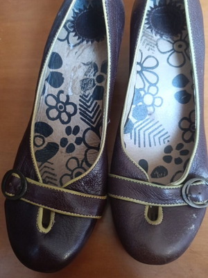 Fly London pumps size 41 used, beige and brown