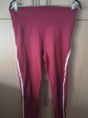 Sports leggings The Lady new, white and red, XL