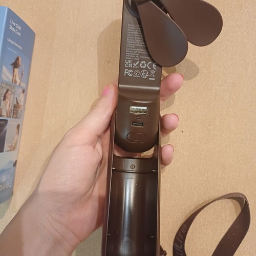 JisuLife LIFE8 PLUS Portable Handheld Fan new, 4500mAh battery