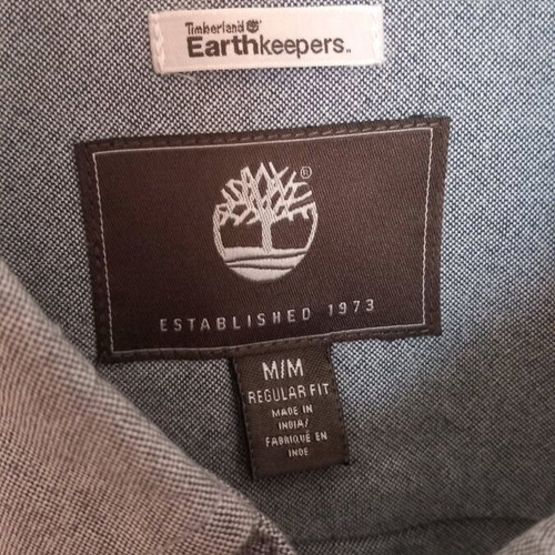 Timberland shirt medium gray like new