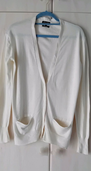 Massimo Dutti λεπτή ζακέτα μετάξι-βαμβάκι Μ