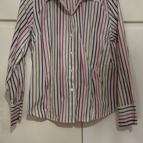 Striped shirt like new, straight fit, multicolor, size L