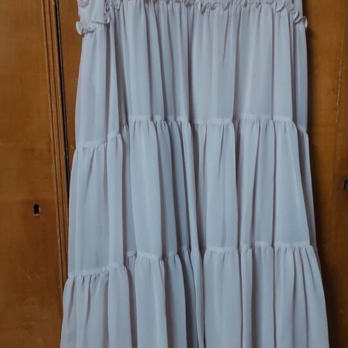 Formal dress like new, beige and gold, size M