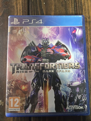 Transformers Rise of the Dark Spark PS4 game, rare and collectible, excellent condition