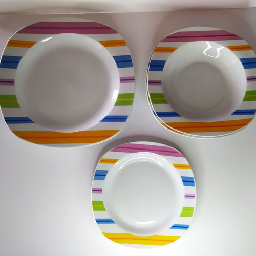 House serving plates used, set of 5 pieces
