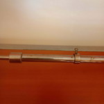 New Light glass ceiling light like new, adjustable height, E27