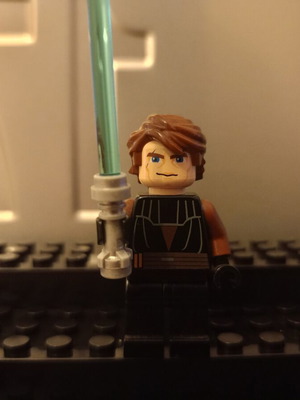 Lego Star Wars Minifigure Anakin Skywalker with lightsaber like new
