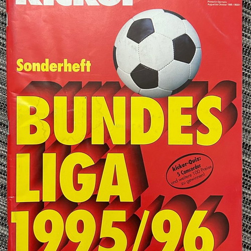 Kicker Annual Almanac 1995-1996, Complete, Very Good Condition