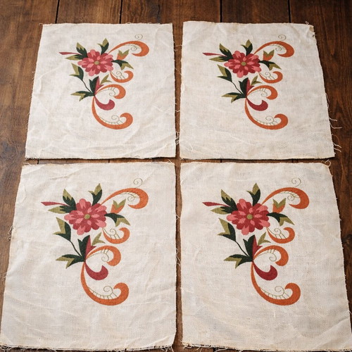 Canvas napkins new, pack of 4 together