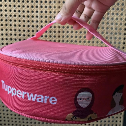 Tupperware Fancy Crystalwave Lunch Set with Thermal Bag new