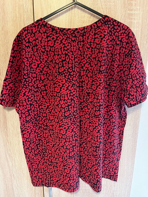 Zara summer t-shirt new, red, size L