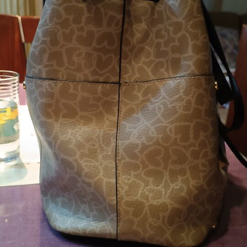 KEM Shoulder Bag Large like new, gray and beige