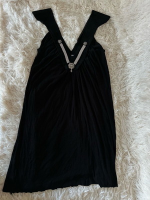 Aerial dress used, size M-L, black with rhinestones