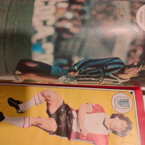 Blek magazine used with Platini and other posters