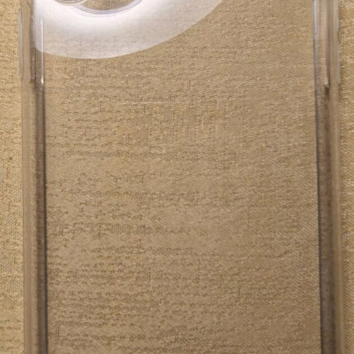 iPhone XR case transparent like new, hard and durable