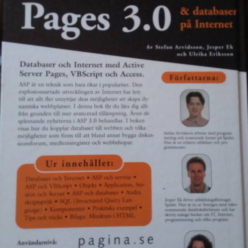 Active Server Pages 3.0 book like new, English language