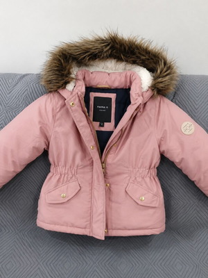 Name It pink parka jacket for girl, like new, age 2