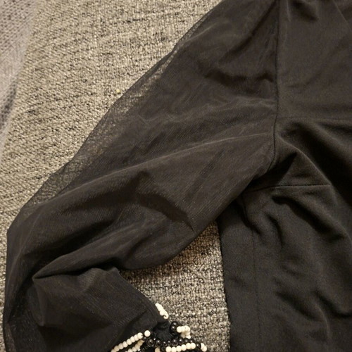 Gianfranco Ferre Black Blouse No S - M like new with impressive sleeves