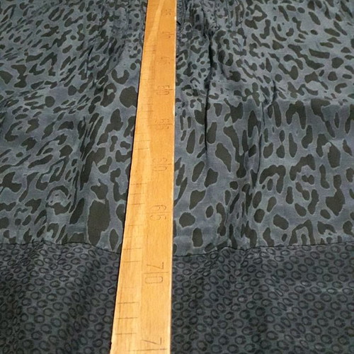 Blouse with scarf like new, size M/L, cotton/silk blend