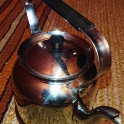 Swedish kettle used, stainless steel, 1.5 liters
