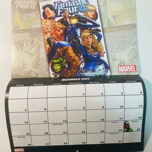 Fantastic Four calendar 2021 like new