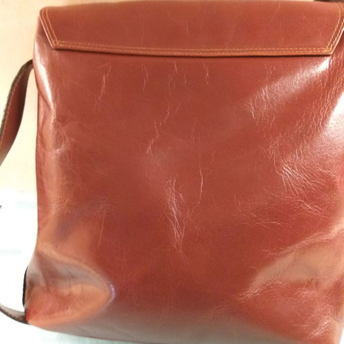 Leather saddle bag used