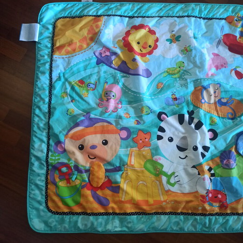 Fisher-Price Baby Activity Blanket like new, 145x100 cm
