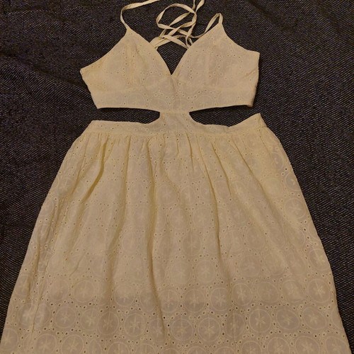 Fullah Sugah summer dress new, midi, yellow, size Medium