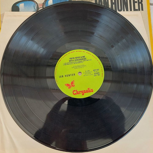 Ian Hunter You're Never Alone With A Schizophrenic LP like new, rock
