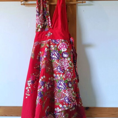 Sakura dress like new, Japanese style jinbei/yukata, cotton