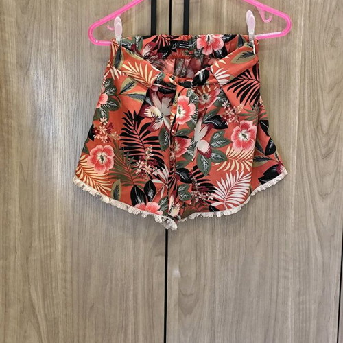 Zara shorts like new, green and orange, size S
