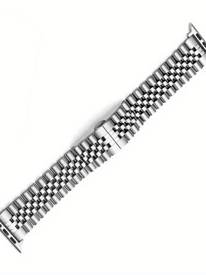 Λουράκι ρολογιού συμβατό με iWatch Series 9/8/7/6/5/4/3/2/1, αργυροειδές, καινούργιο