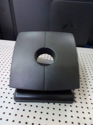 Large hole punch with distance and paper centering meter new