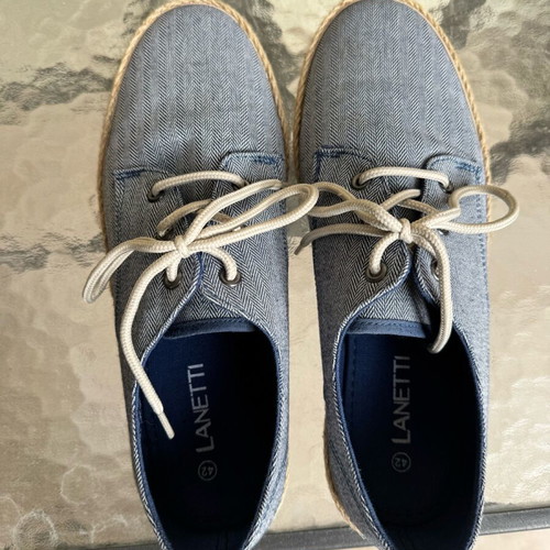 Lanetti shoes size 42 blue like new