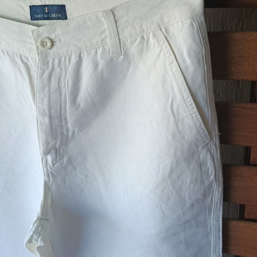 Navy & Green White Men's Bermuda Shorts like new, size 50