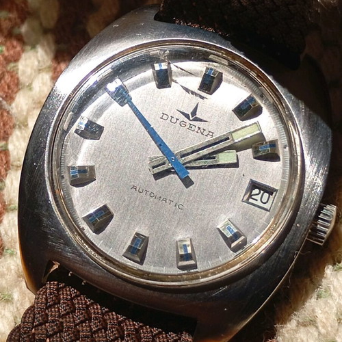 Vintage Dugena automatic watch used, diameter 37mm