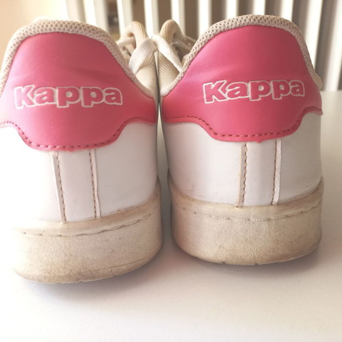 Kappa white sneakers like new, sizes 38.5 and 39