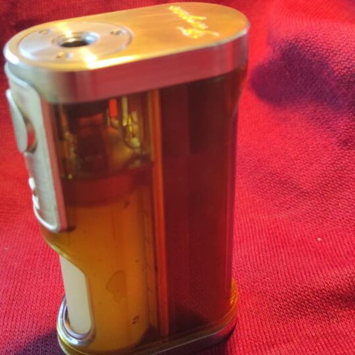 Lost Vape Furyan Squonk Mech Mod μεταχειρισμένο, μπρούτζινο με Ultem-Carbon Fiber
