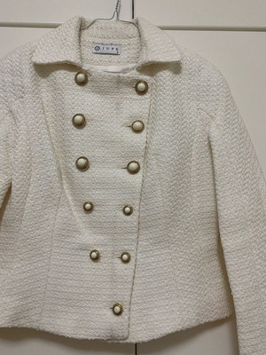 Jacket new, white, unworn