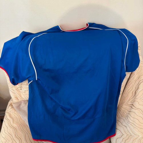 Glasgow Rangers Umbro 2003-2004 shirt with sponsor defect