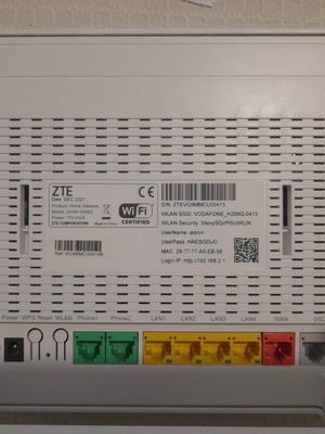 Router ΖΧΗΝ Η268Q μεταχειρισμένο, χωρίς μετασχηματιστή