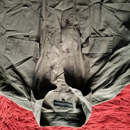 Badila men's shirt medium khaki color like new