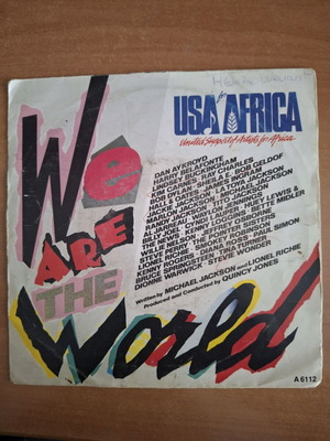 USA for Africa We Are The World βινύλιο 7 ιντσών