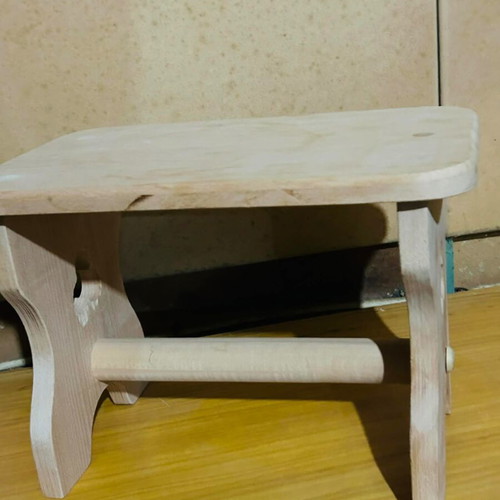 Handmade stool solid wood new