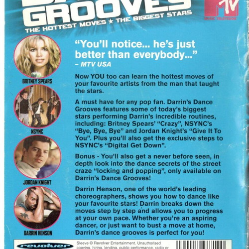 Darrin's Dance Moves DVD used, no subtitles