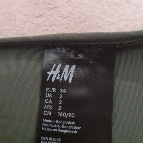 H&M swimsuit bottom, green